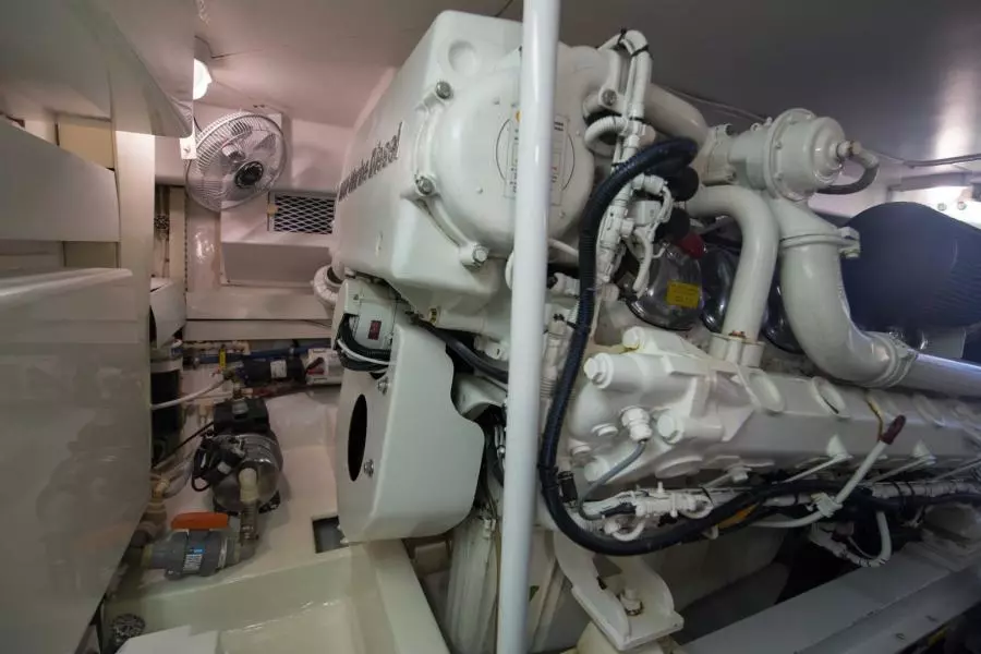 Viking 50 - Tiger Six - Engine Room