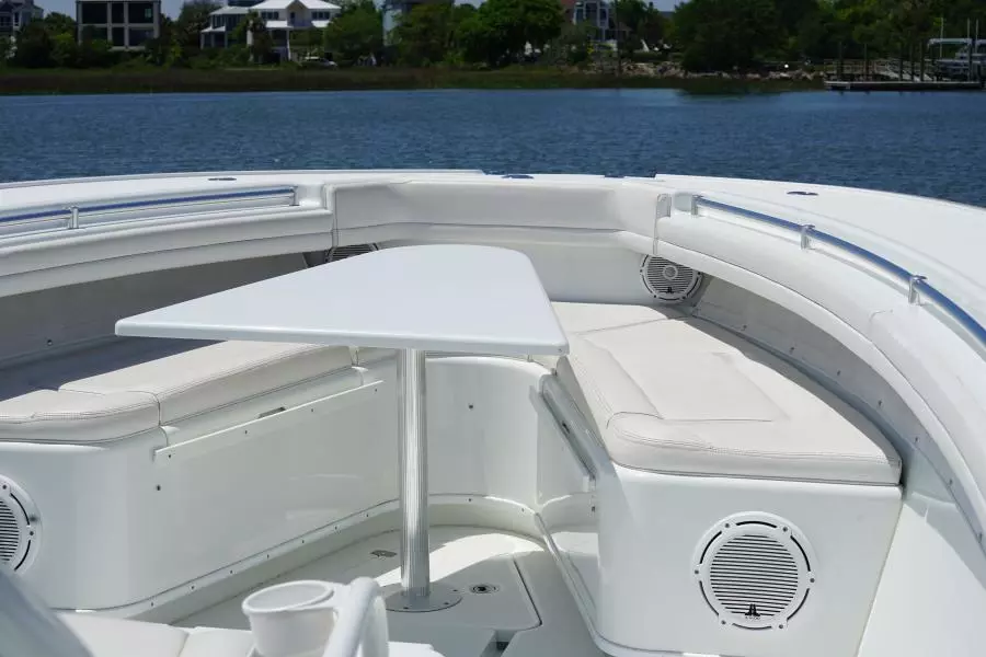 2013 Yellowfin 42 - deck-table