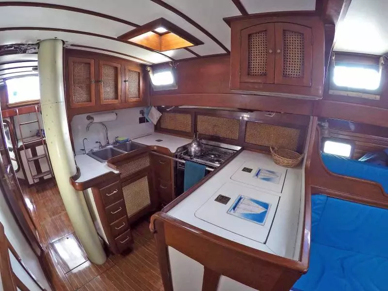 Galley, Looking Aft