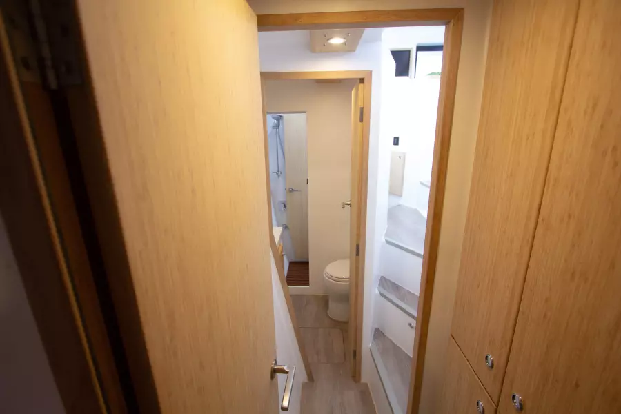 Starboard Hull Looking Aft