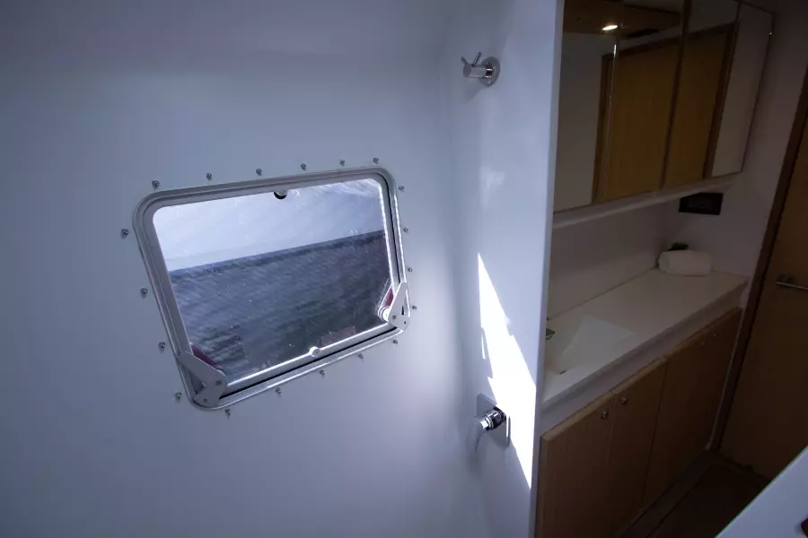 Escape Hatch Port Hull In Shower Stall