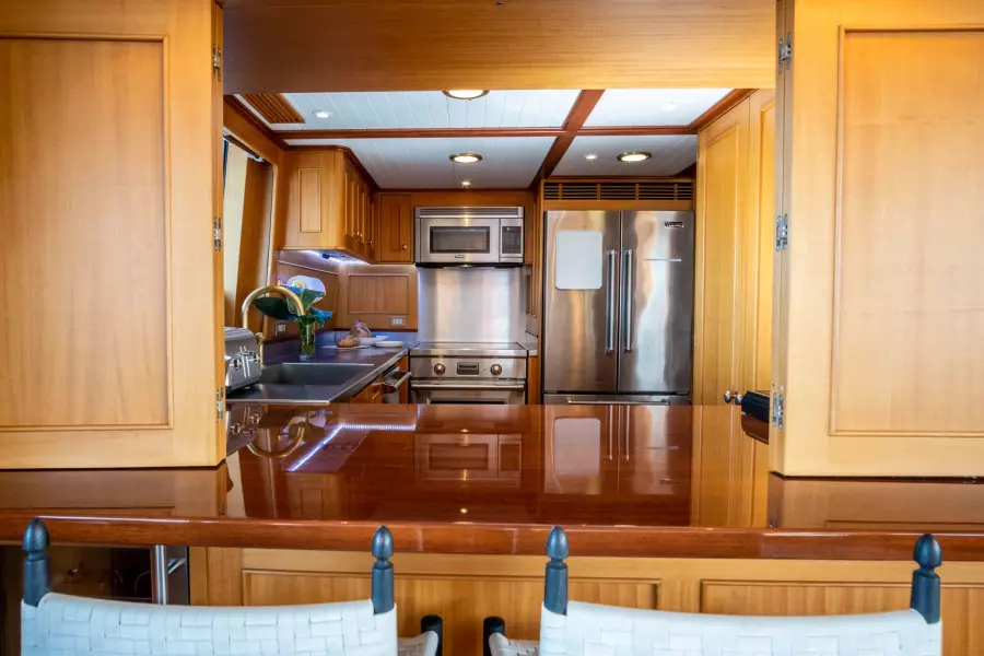 Looking Into Galley From Dining Room