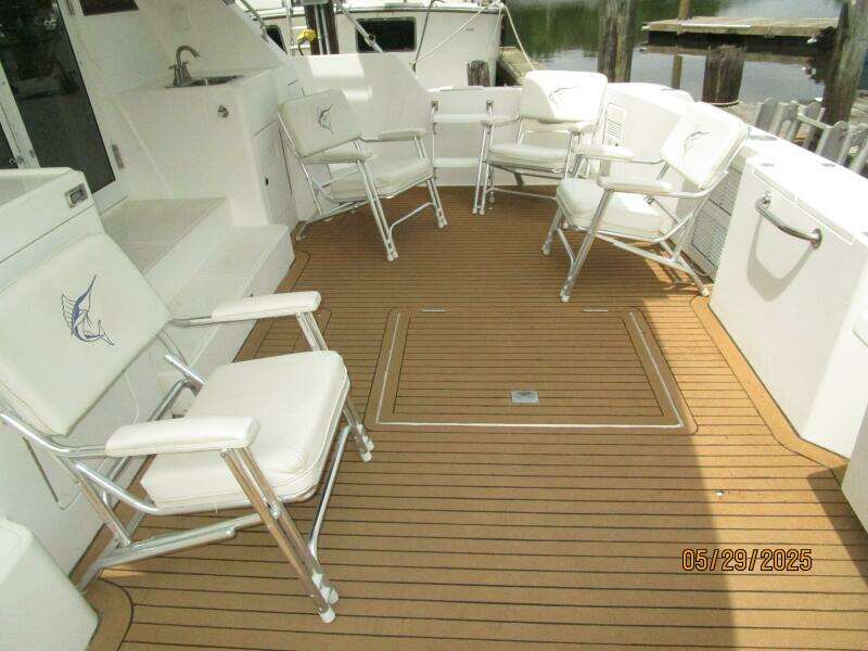 58' West Bay cockpit starboard