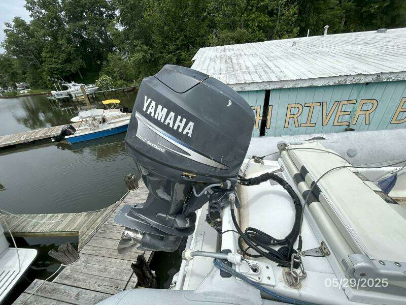 58' West Bay tender outboard
