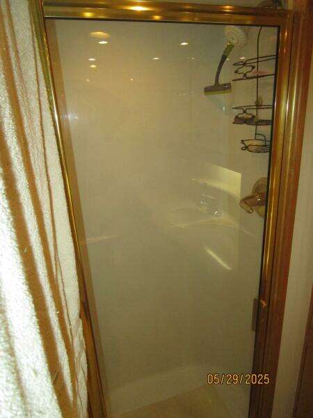 58' West Bay master stateroom shower