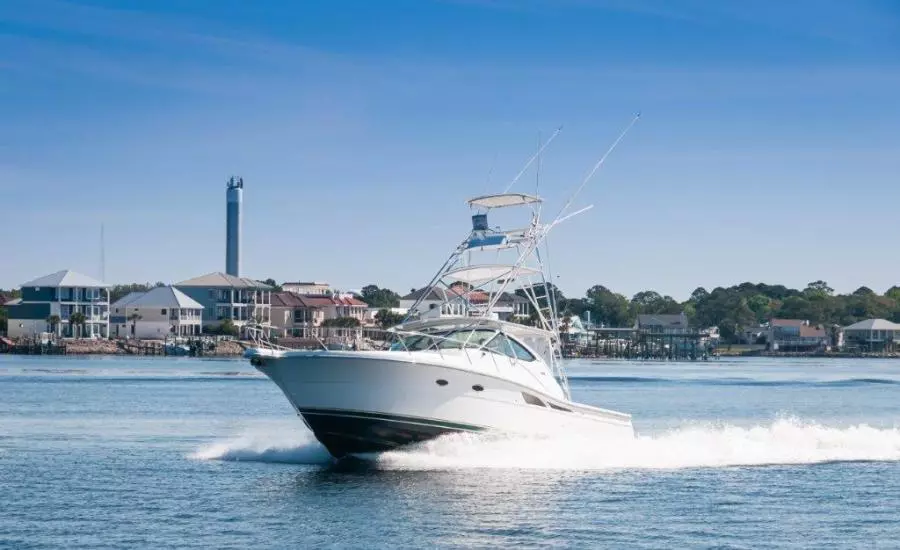2003 Tiara Yachts 4200 Open  Kingfisher Running 2
