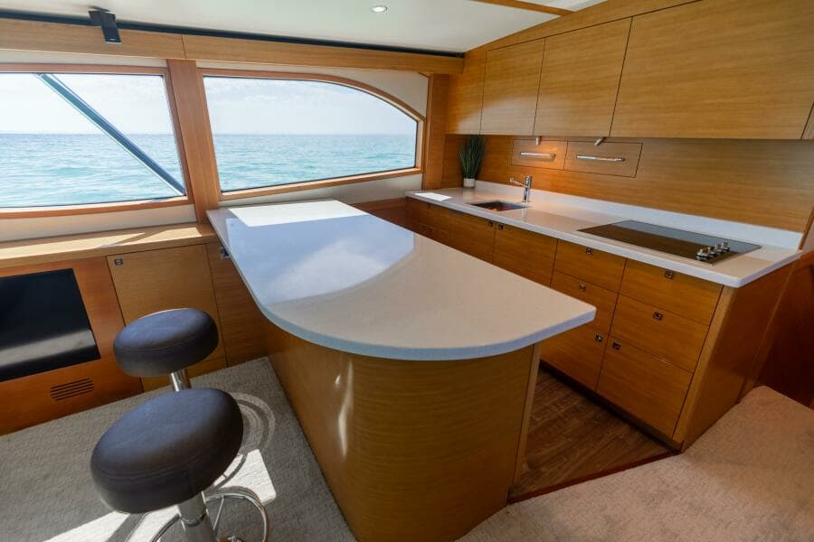 2016 Hatteras GT60  KNOT ON CALL  Galley 1