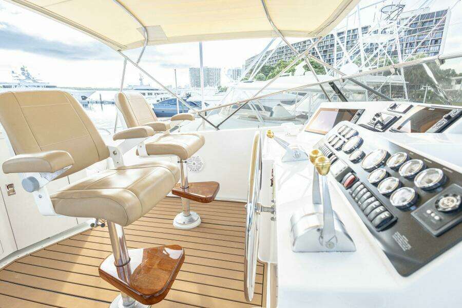 1989 Hatteras Cockpit Motor Yacht