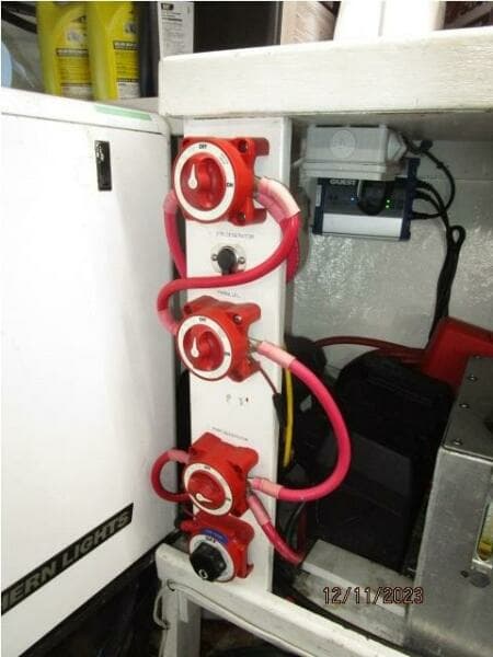 72' DeFever battery switches