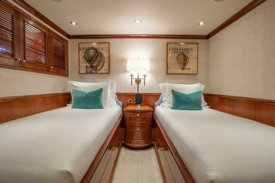 Lower Deck Port Forward Twin Stateroom