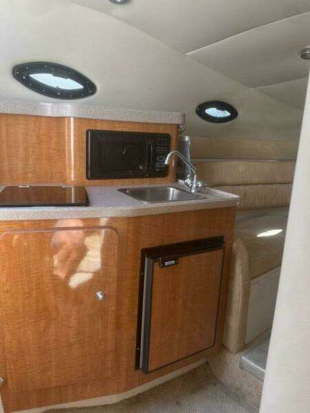 Fridge & Sink In Galley