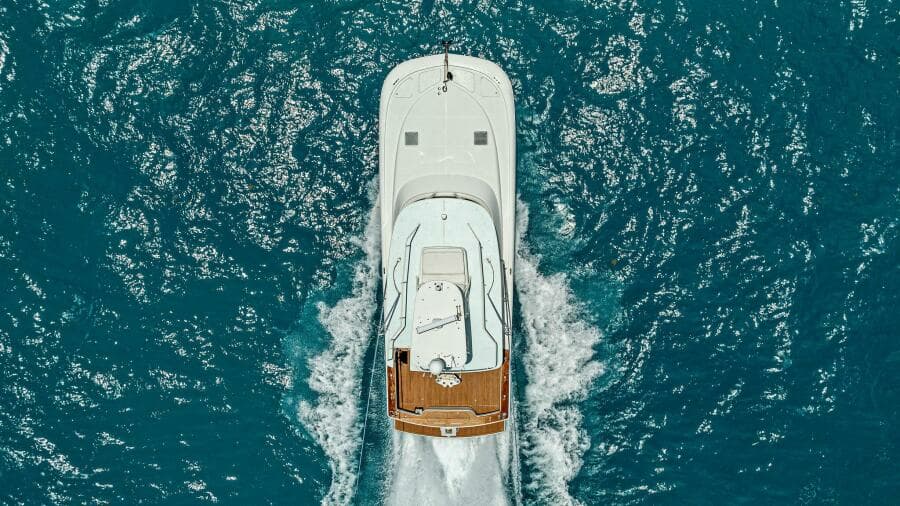 2020 Calcutta 480 Catamaran Aerial