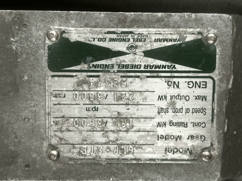 LITTLE EVA_Yanmar Engine Tag