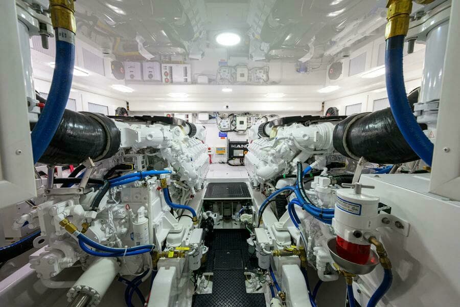 Viking 54 - TROUBLE FREE - Engine Room