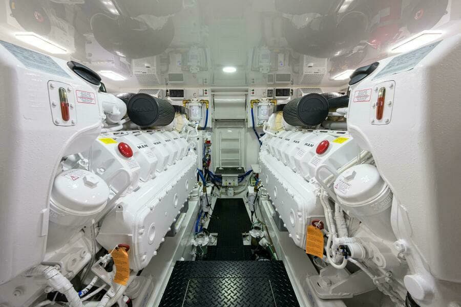 Viking 54 - TROUBLE FREE - Engine Room