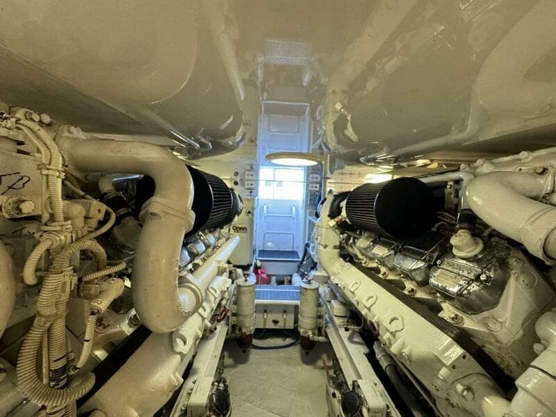 2006 45 Viking Convertible Engine Room