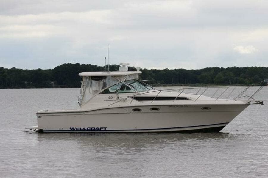 33' Wellcraft starboard profile