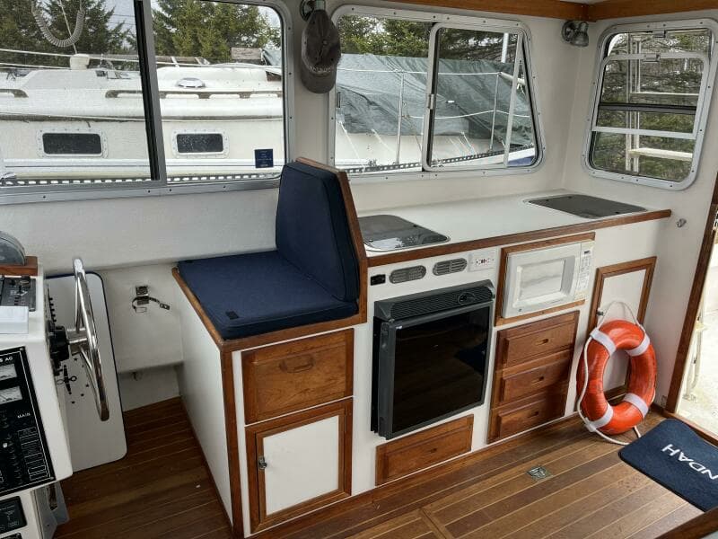 31'Eastern Salon Galley, starboard