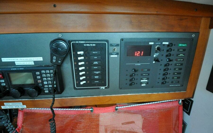 J/42 - Canty - Navigation Station - Electric Panel