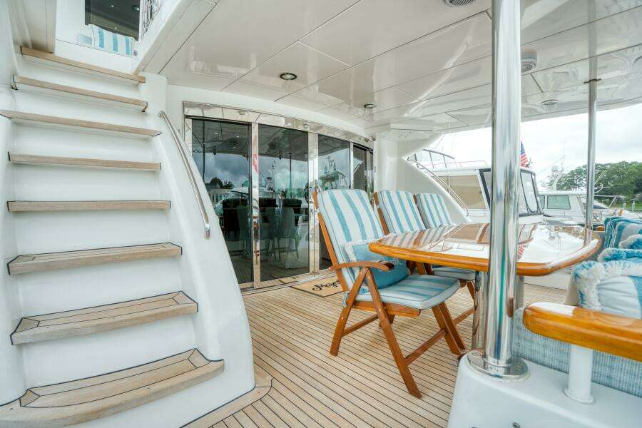 2007 Hatteras Enclosed Bridge