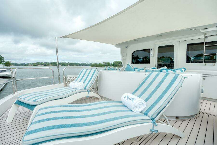 2007 Hatteras Enclosed Bridge