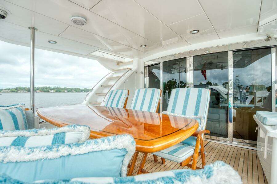 2007 Hatteras Enclosed Bridge