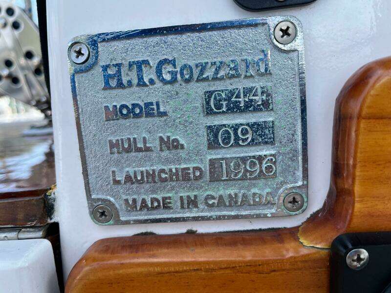 1996 Gozzard Aft Cockpit