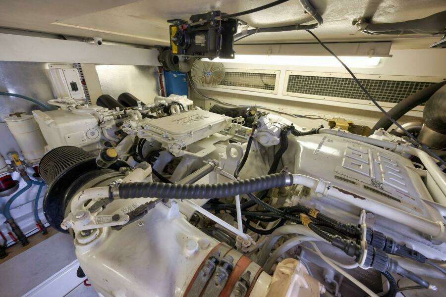 Ocean 57 Positive Attitude - Engine Room