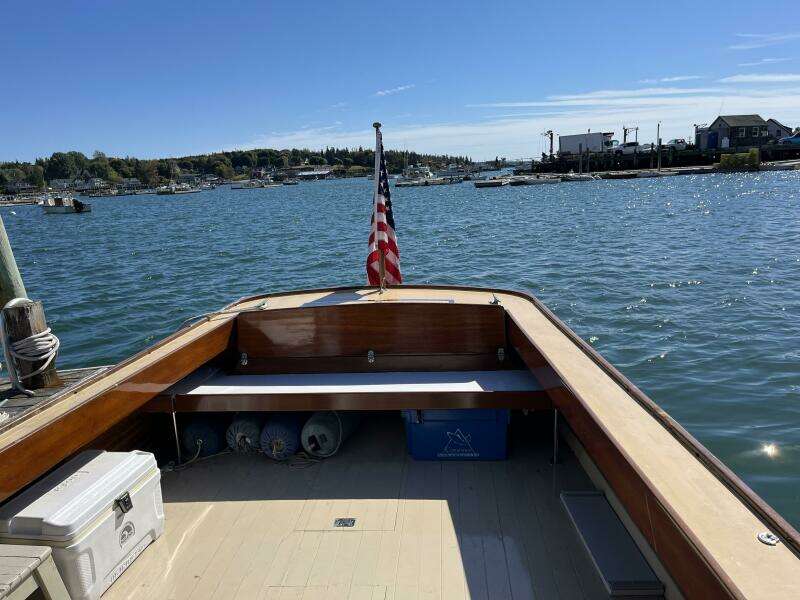 Adequate cockpit looking aft