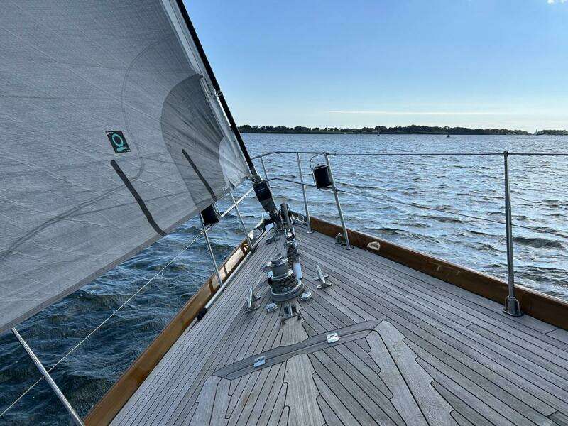 Bow Forward Under Sail