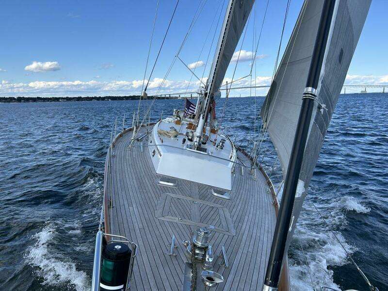 Looking Aft Under Sail