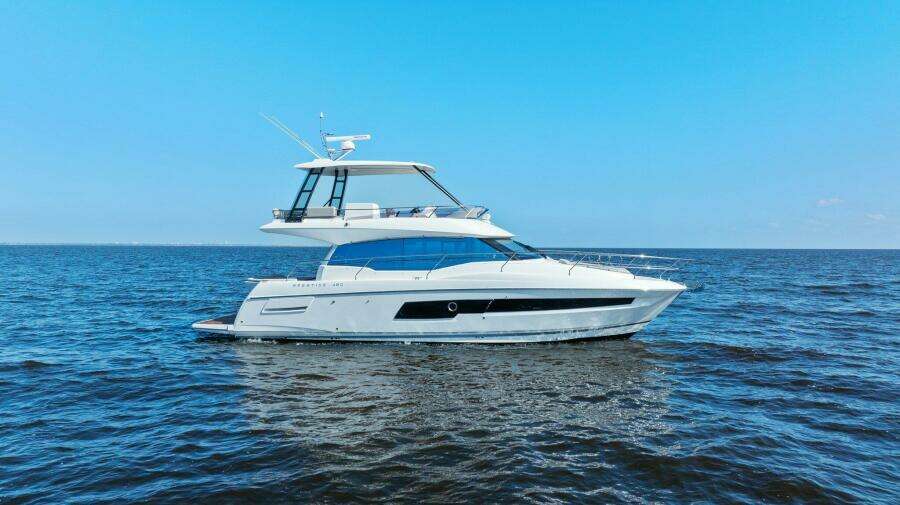 2022 Prestige 460 Flybridge - Brace Yourself Too -Profile
