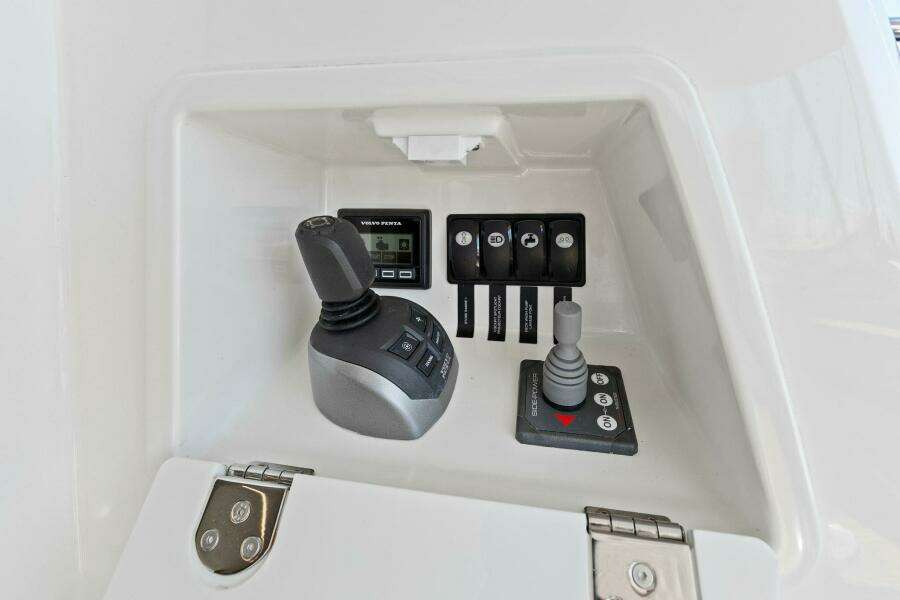 2022 Prestige 460 Flybridge - Brace Yourself Too -Cockpit Controls