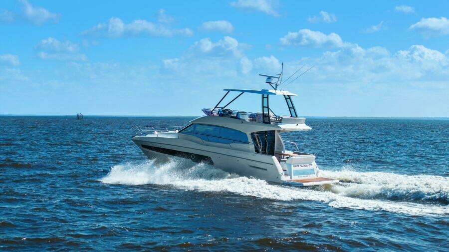 2022 Prestige 460 Flybridge - Brace Yourself Too -Profile
