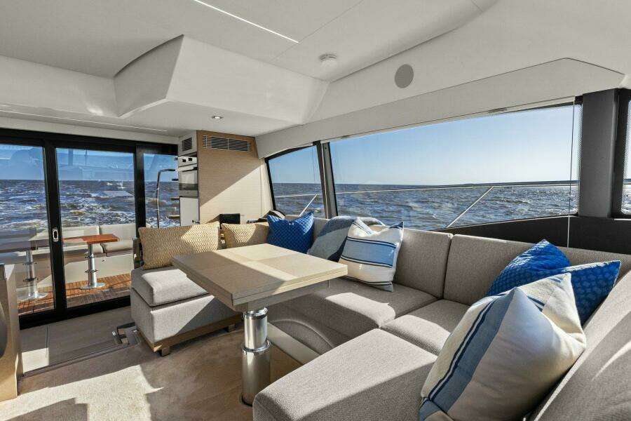 2022 Prestige 460 Flybridge - Brace Yourself Too -Salon