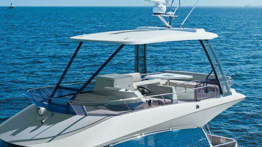 2022 Prestige 460 Flybridge - Brace Yourself Too -Profile