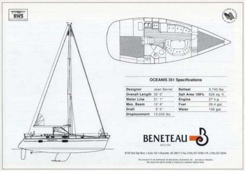 Beneteau Oceanis 351 Brochure
