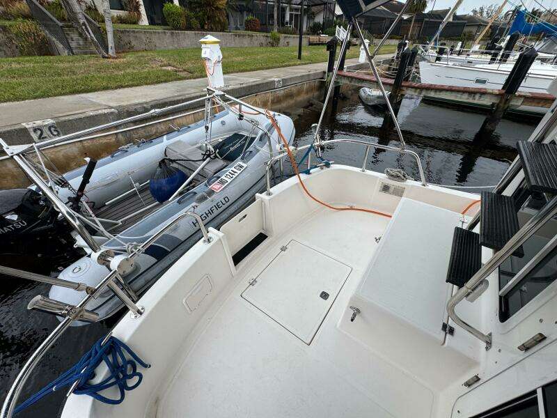 11 Nordic Tug 34 Cockpit Facing Port