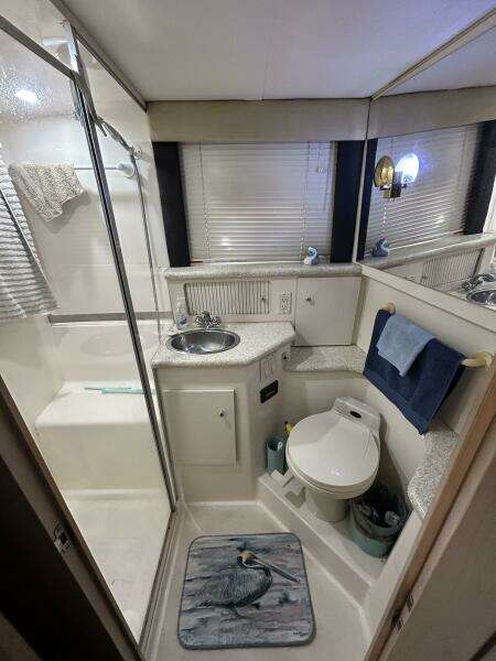 40' Carver master stateroom head