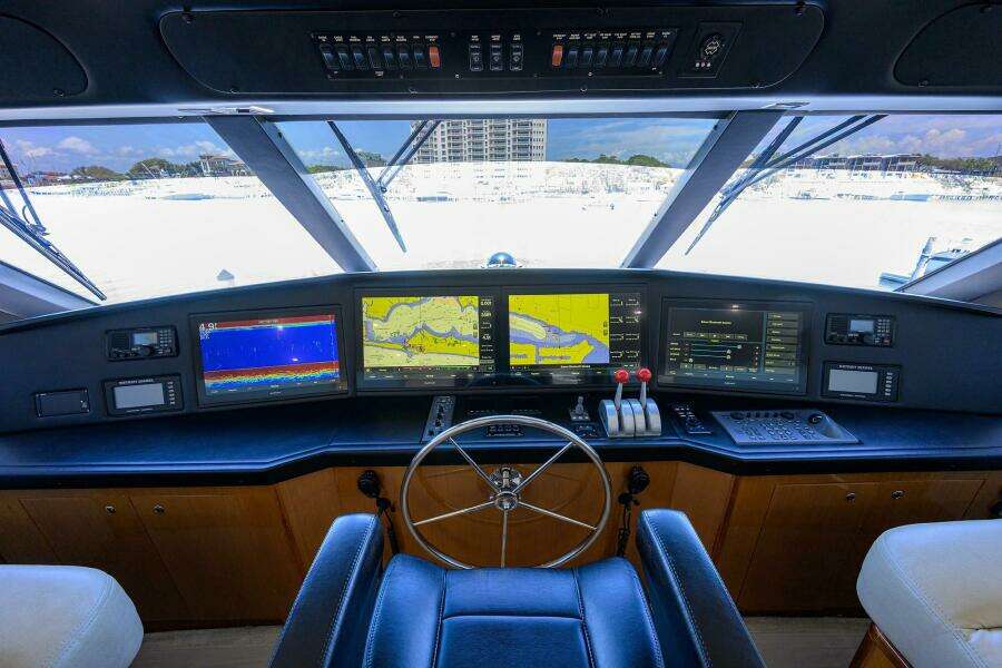 2004 Viking 65 Enclosed Bridge w/Tower