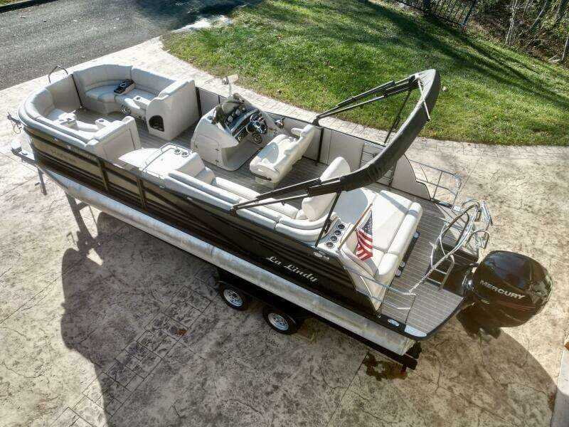 2016 Harris Grand Mariner 250 SLEC Tritoon
