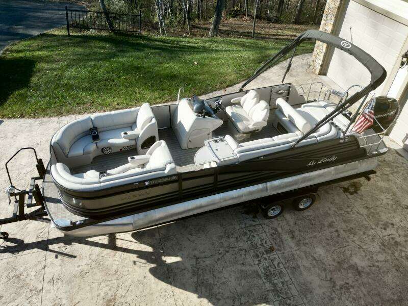 2016 Harris Grand Mariner 250 SLEC Tritoon