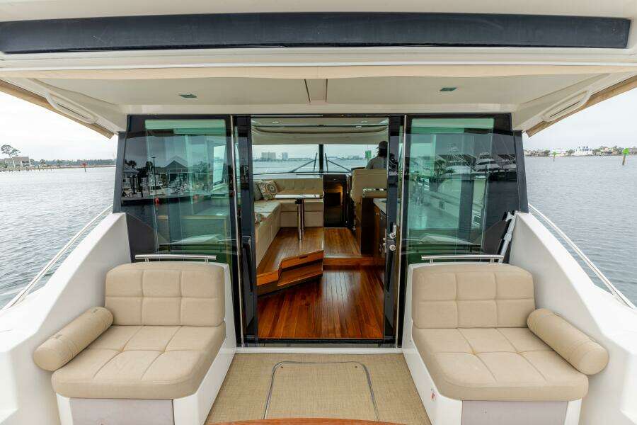 2015 Tiara Yachts 44 Coupe- SILVER LINING- Aft Deck