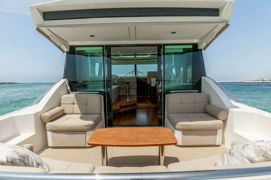 2015 Tiara Yachts 44 Coupe- SILVER LINING- Aft Deck