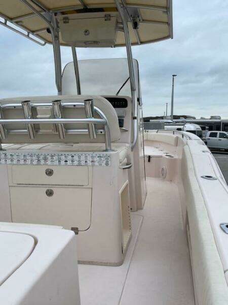 2014 Grady-White Fisherman 257 center console boat with T-top.