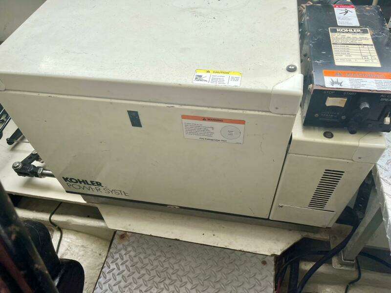 Kohler Power System generator in a 2003 Regal Commodore 3860 yacht.