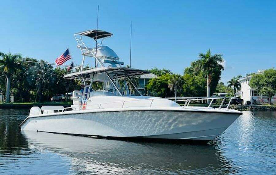 1999 Venture 34 Walkaround with Tower