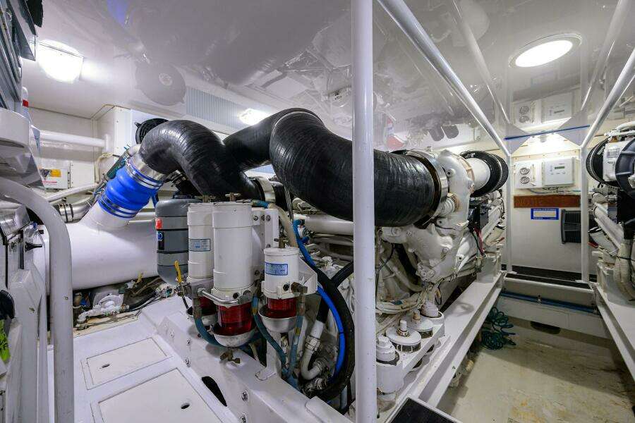 2004 Viking 65 Enclosed Bridge w/Tower