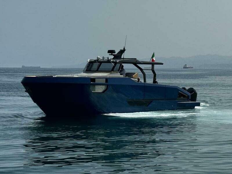 Aicon Audace 50 yacht cruising on calm waters, 2025 model.