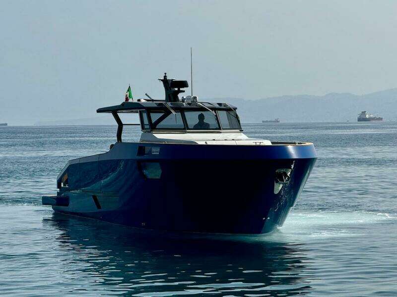 Aicon Audace 50 yacht cruising on calm waters, 2025 model.